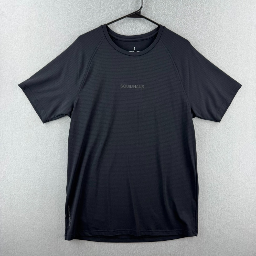 Squidhaus Squid Haus Athletic Shirt Mens XL Black Stretch Gym Bro Active Lifting